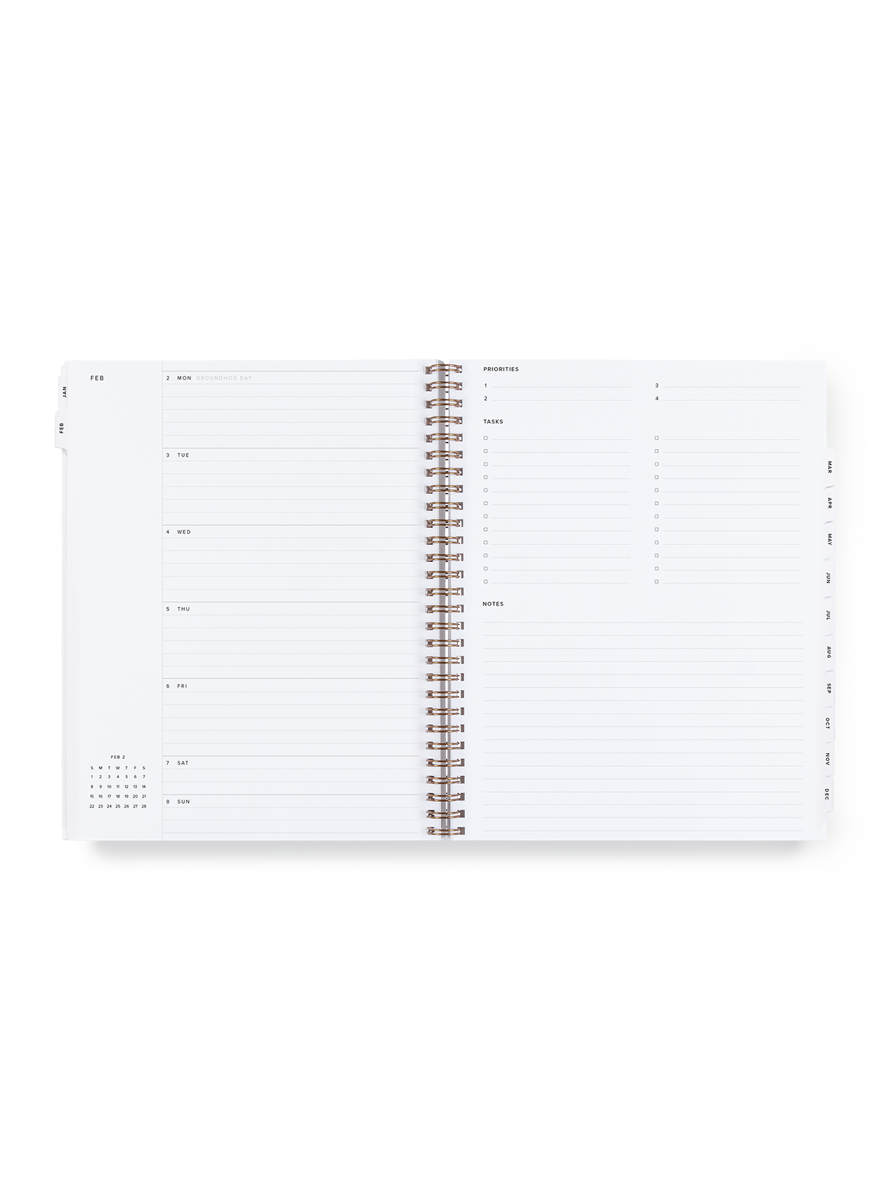 2026 Year Task Planner week view