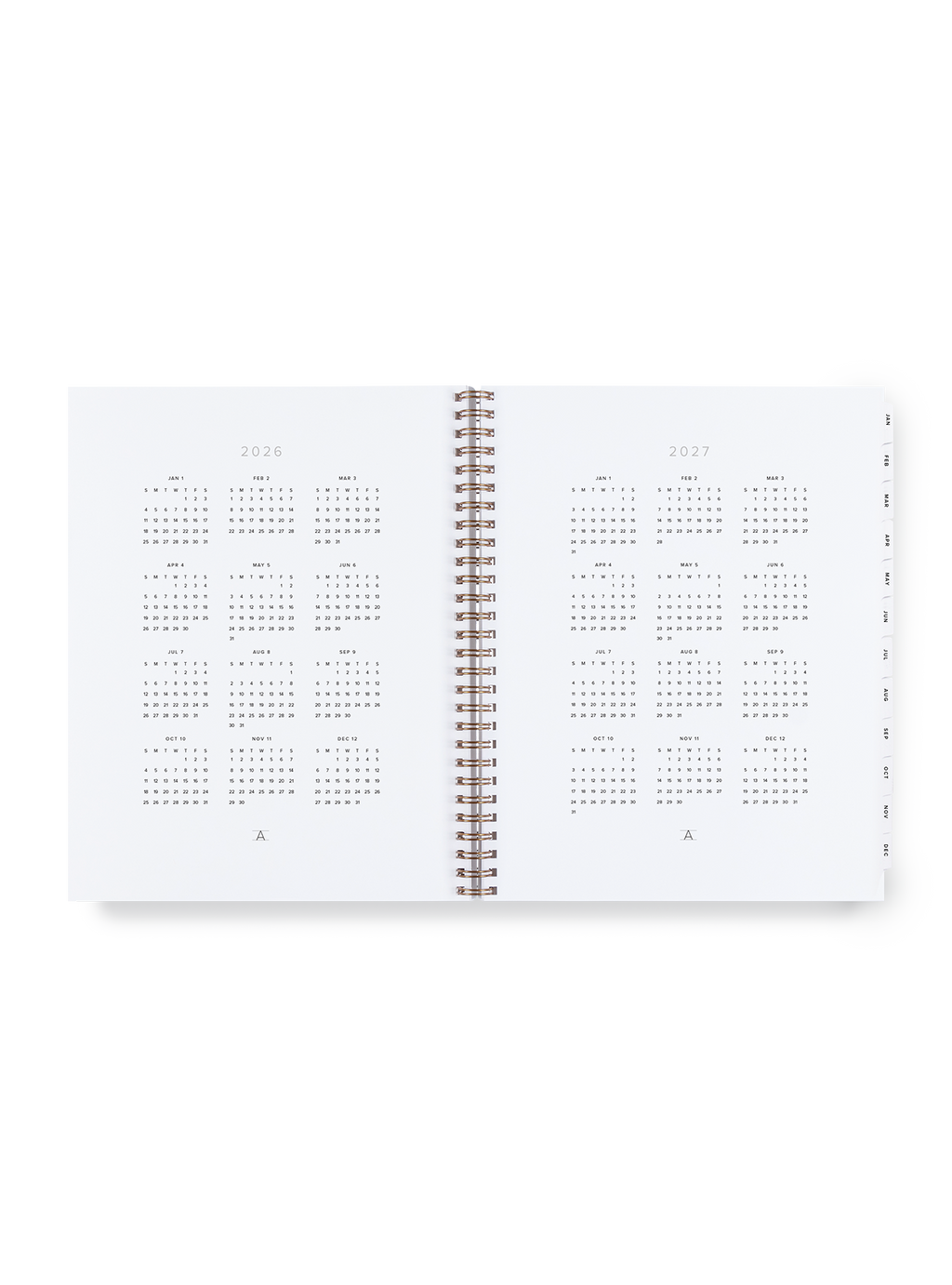 2026 Year Task Planner year view