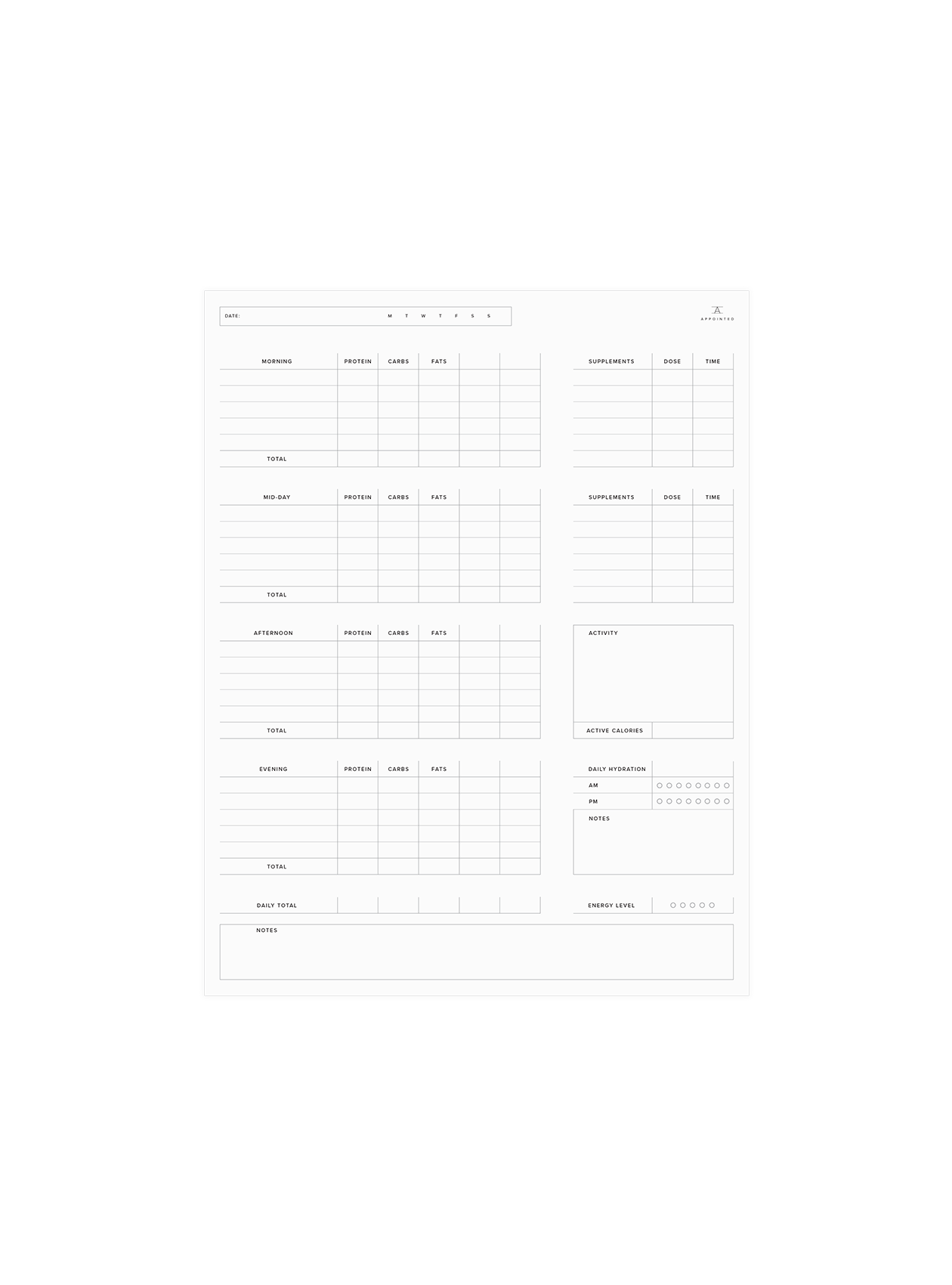 Nutrition Tracker
