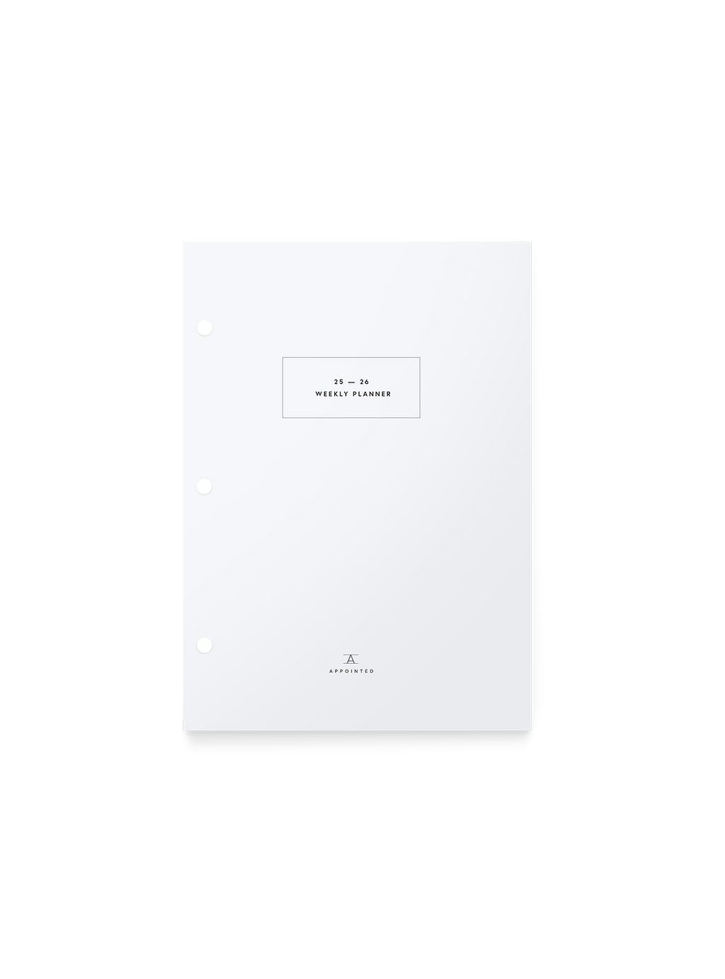25-26 Compact Binder Planner Insert