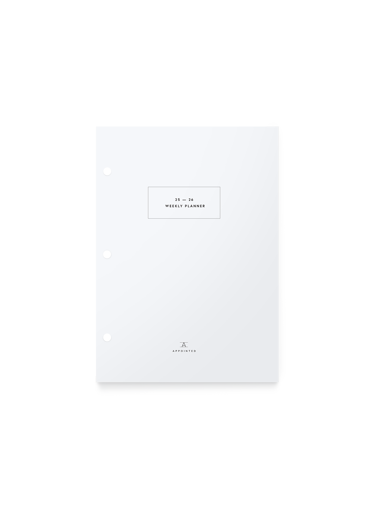 25-26 Compact Binder Planner Insert