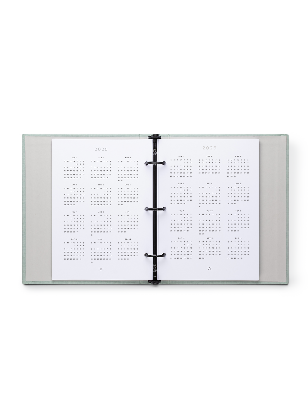 25-26 Compact Binder Planner Insert