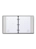 26-27 Compact Binder Planner interior month overview