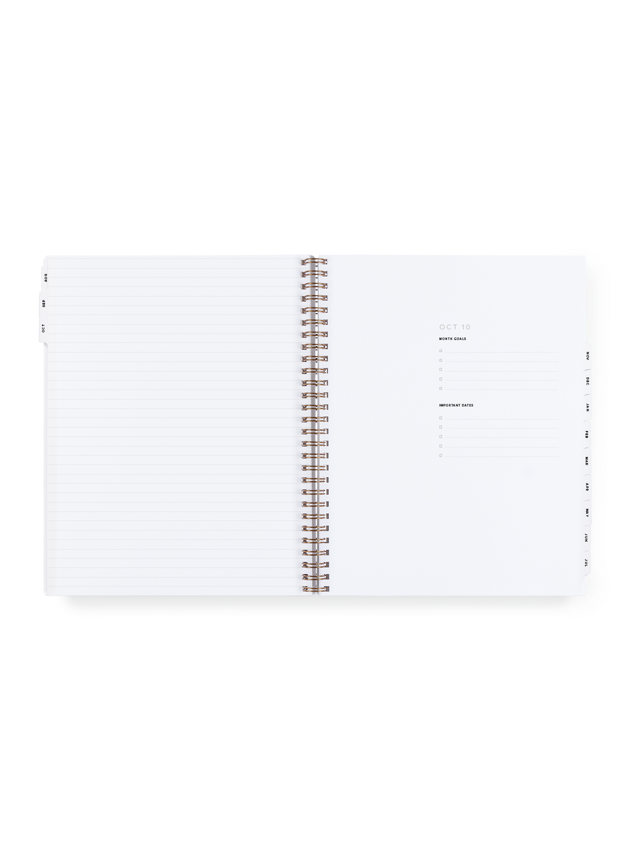 26-27 Year Task Planner month goals