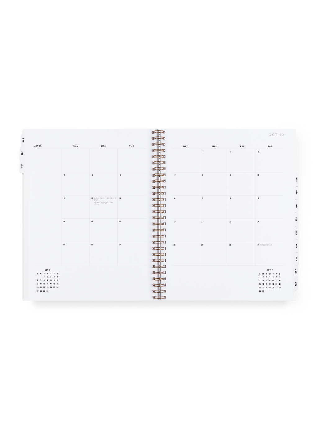 26-27 Year Task Planner month view