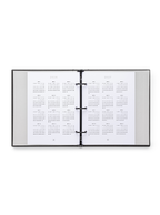 26-27 Compact Binder Planner year interior overview