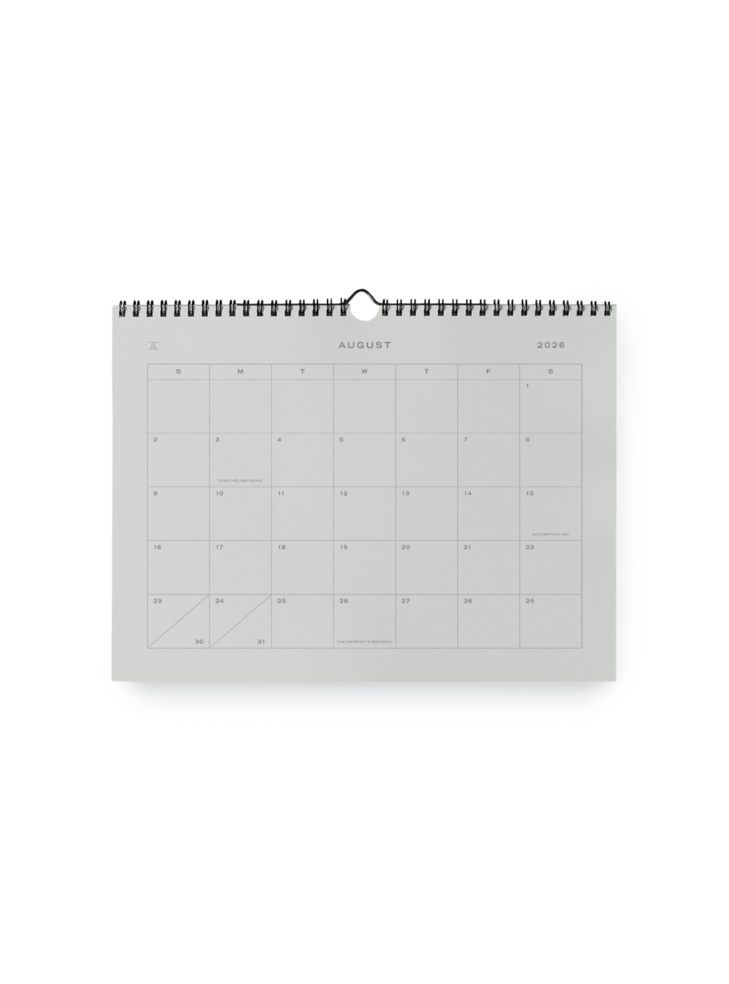 26-27 Studio Wall Calendar