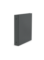 26-27 Compact Binder Planner angled view || Charcoal Gray