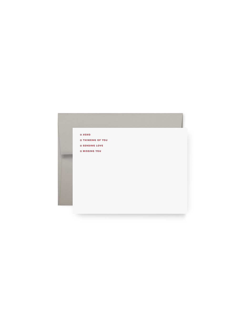 Heartfelt Notecard and Envelope 