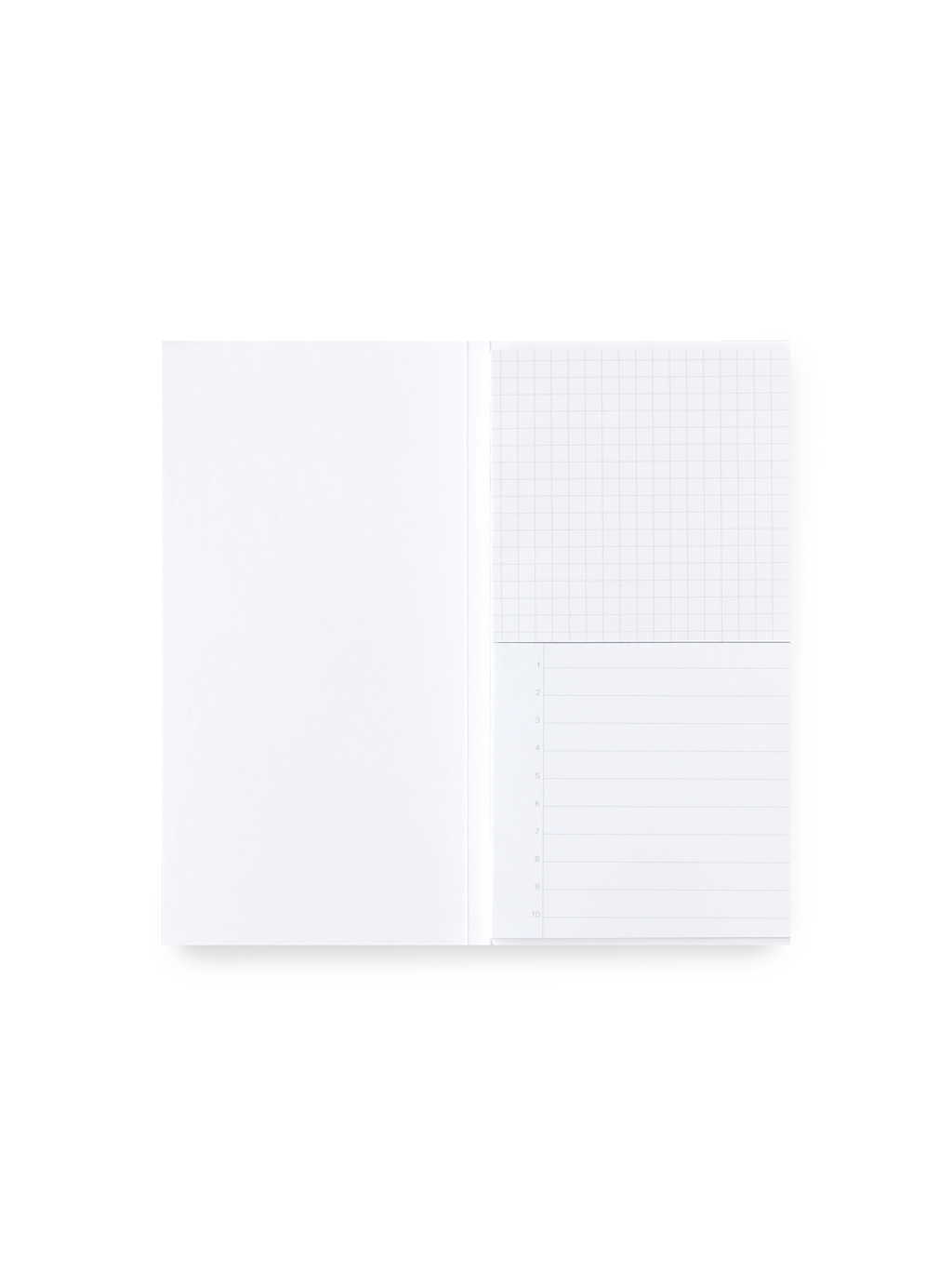 Adhesive Notes open || Grid + Line