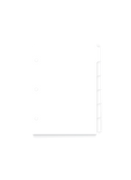 The appointed.mommpact Binder Tabs, front view.