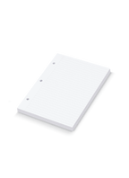 The appointed.mommpact Binder Lined Inserts, angled side view. || Lined