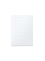 The appointed.mommpact Binder Lined Inserts, front view. || Lined