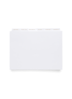 Front view of dividers