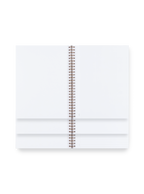 Appointed Workbook three interior - grid, blank, and lined stacked